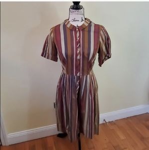 50s Striped Dress